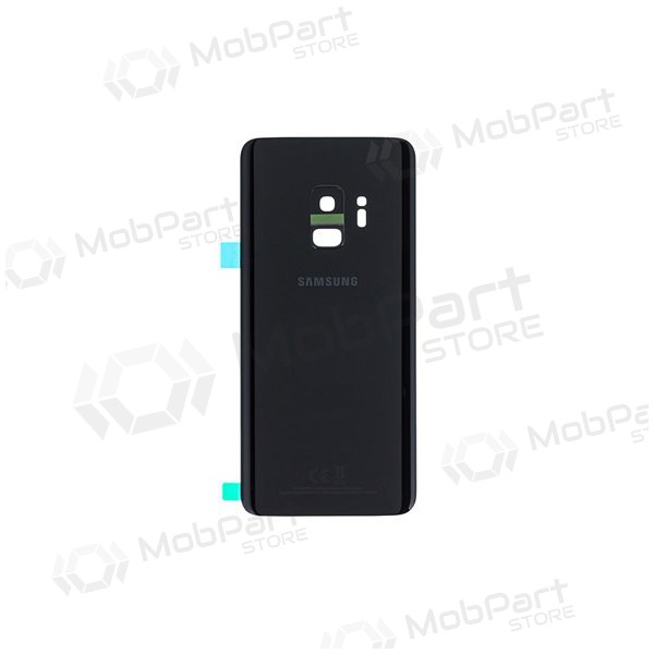 Samsung G960F Galaxy S9 back / rear cover black (Midnight Black) (used grade C, original)