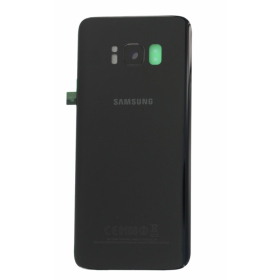 Samsung G950F Galaxy S8 back / rear cover black (Midnight black) (used grade C, original)