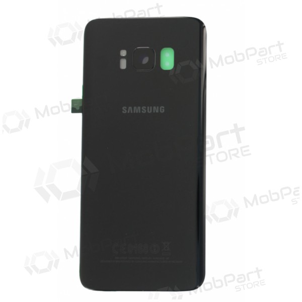 Samsung G950F Galaxy S8 back / rear cover black (Midnight black) (used grade C, original)