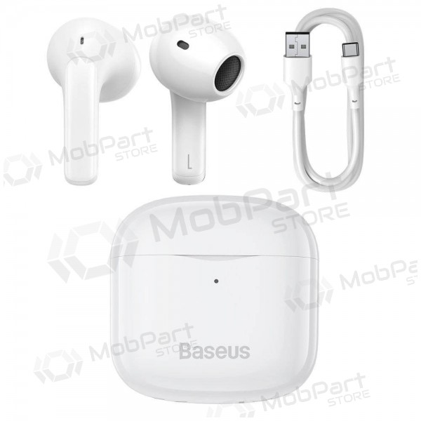 Wireless headset / handsfree Baseus Bowie E3 NGTW080002 (white)