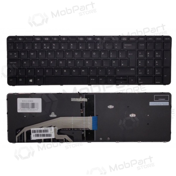 HP Probook 650 G2 / G3, 655 G2 / G3 keyboard (with lighting)