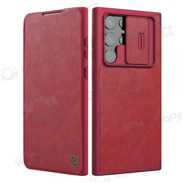 Case Nillkin Qin Pro Leather Samsung S916 S23 Plus 5G red