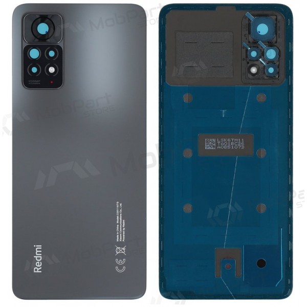 Xiaomi Redmi Note 11 Pro back / rear cover (grey) (original) (service pack)