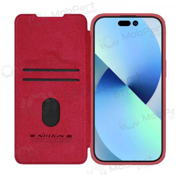 Case Nillkin Qin Pro Leather Apple iPhone 14 Plus red