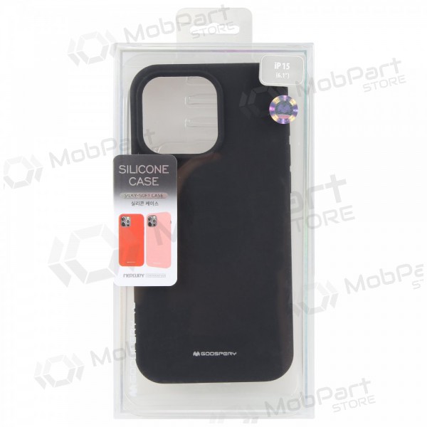 Apple iPhone 16 case Mercury "Silicone Case" (black)