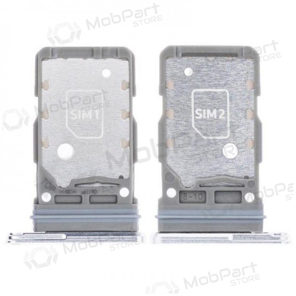 Samsung Galaxy S21 Plus SIM card holder (silver) (original)