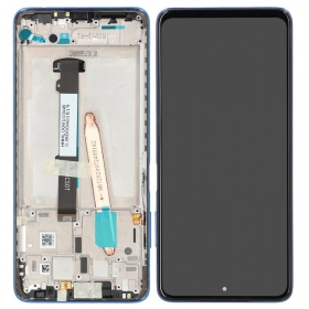 Xiaomi Poco X3 Pro / X3 / X3 NFC screen (blue) (with frame) (Premium)