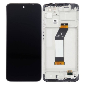 Xiaomi Redmi 10 2021 screen (black) (with frame) (Premium)