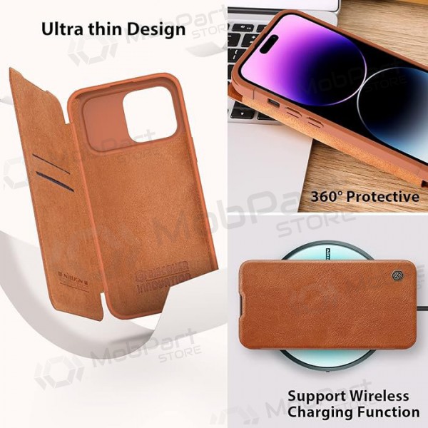 Case Nillkin Qin Pro Leather Apple iPhone 14 Pro brown