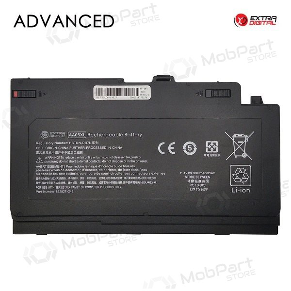 HP AA06XL, 8300mAh laptop battery, Advanced