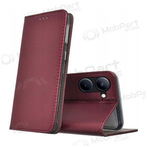 Samsung Galaxy A136 A13 5G / A047 A04s case "Smart Magnetic" (burgundy )