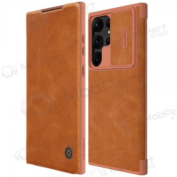 Case Nillkin Qin Leather Samsung A346 A34 5G brown