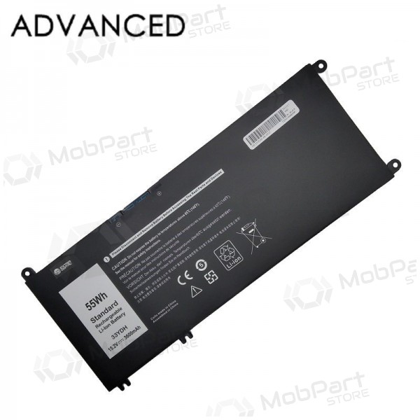 DELL 33YDH, 3600mAh laptop battery, Advanced