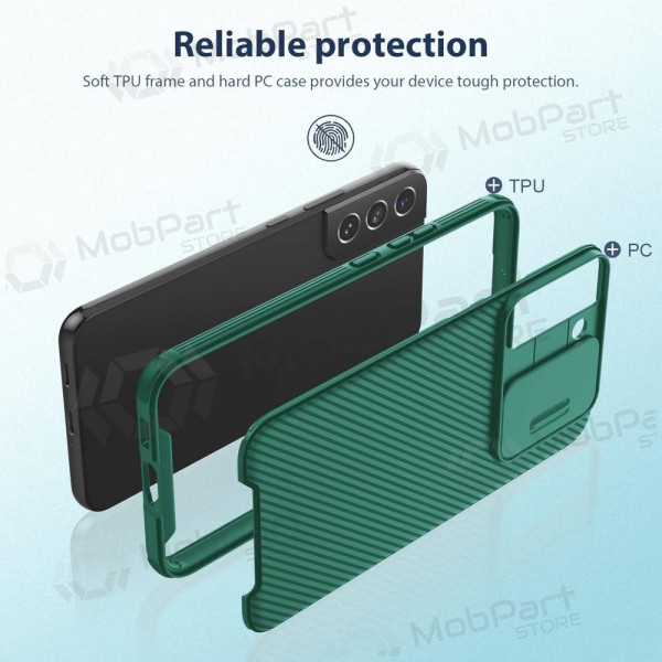 Case Nillkin CamShield Pro Samsung S926 S24 Plus green