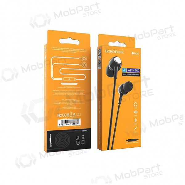 Earphone Borofone BM36 3,5mm (black)