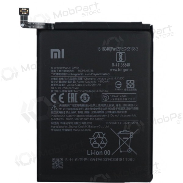 Xiaomi Redmi Note 9T battery, akumuliatorius (BM54)