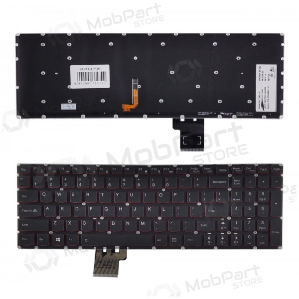 LENOVO Erazer: Y50, Y50-70, Y70-70; Ideapad: U530 keyboard (with lighting)