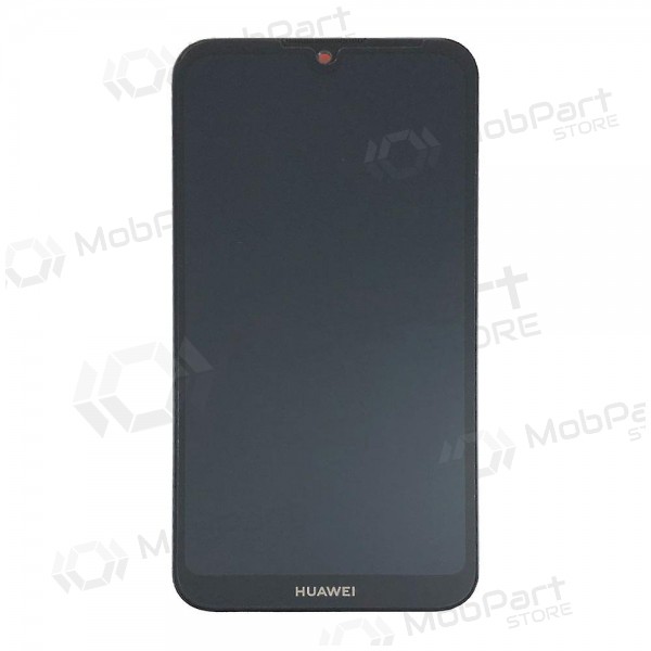 Huawei Y5 2019 screen (black) (with frame and battery) (service pack) (original)