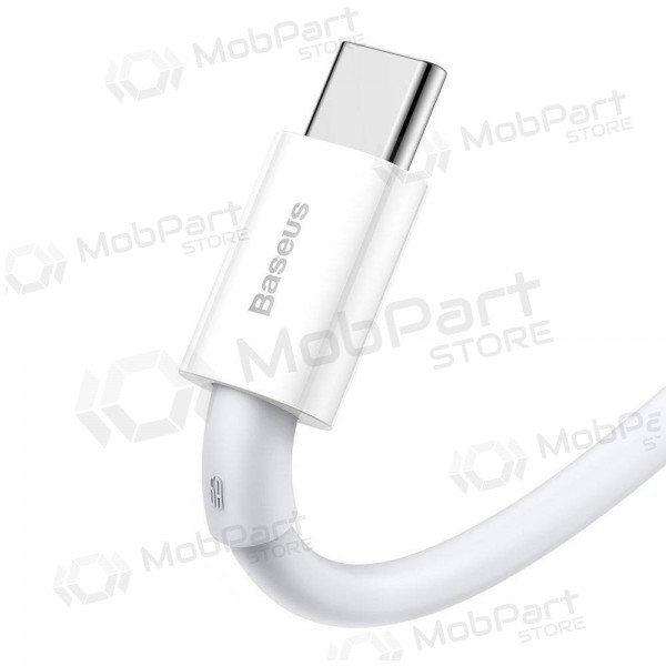 USB cable Baseus Superior Type-C 66W 1.0m (white) CATYS-02