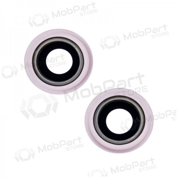 Apple iPhone 13 camera glass / lens (2pcs) (pink) (with frame)