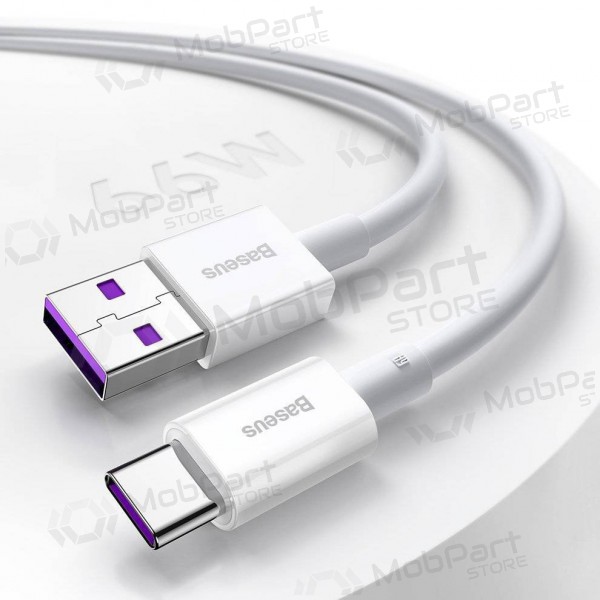 USB cable Baseus Superior Type-C 66W 1.0m (white) CATYS-02