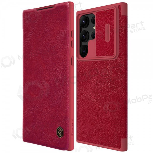 Case Nillkin Qin Pro Leather Samsung S906 S22 Plus 5G red