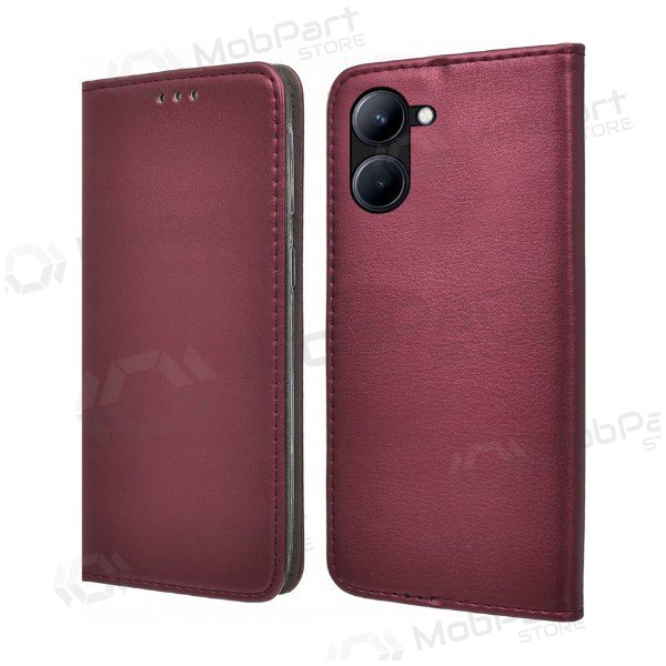 Xiaomi Poco X4 Pro 5G case "Smart Magnetic" (burgundy )