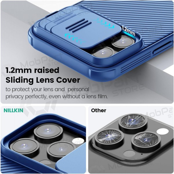 Case Nillkin CamShield Pro Apple iPhone 15 blue