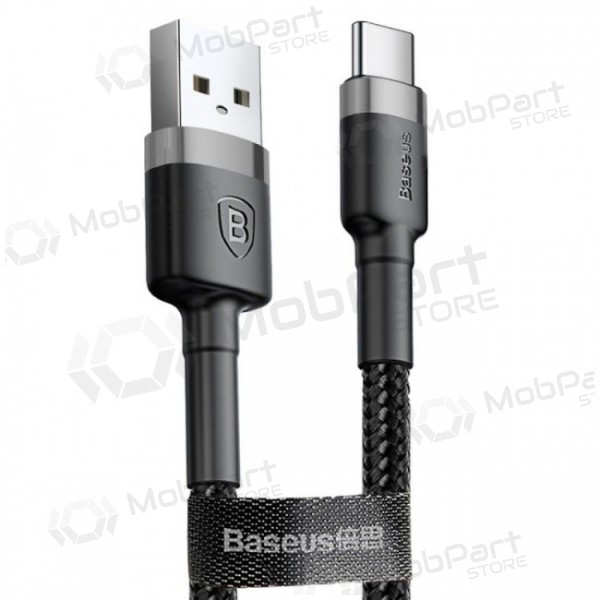 USB cable Baseus Cafule microUSB 1.0m 2.4A (grey-black) CAMKLF-BG1