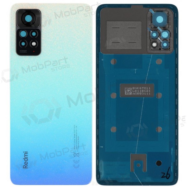 Xiaomi Redmi Note 11 Pro 5G back / rear cover (light blue) (original) (service pack)