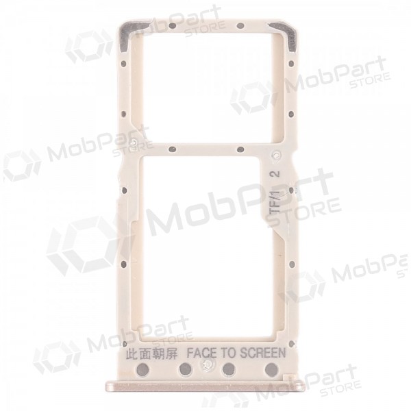 Xiaomi Redmi 6 / 6A SIM card holder (gold)