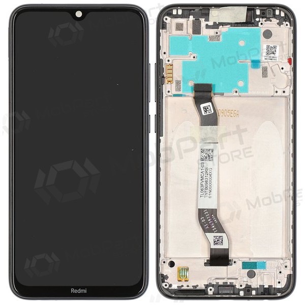 Xiaomi Redmi Note 8 / Note 8 2021 screen (black) (with frame) (Premium)