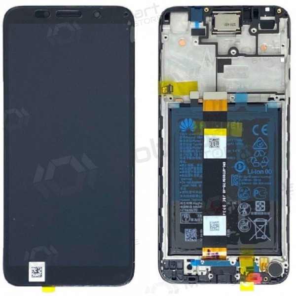 Huawei Y5p 2020 screen (black) (with frame and battery) (service pack) (original)