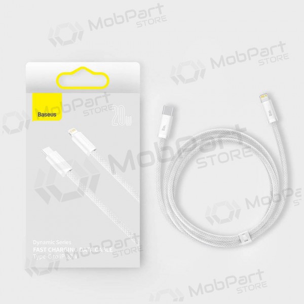 Cable Baseus Dynamic Type-C - Lightning 20W 1.0m (white) CALD000002