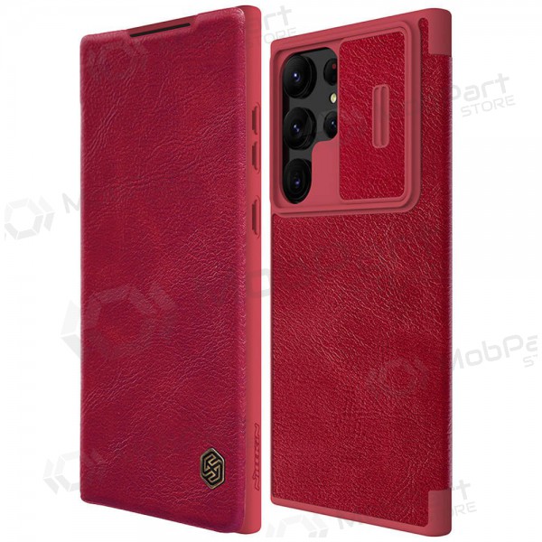 Case Nillkin Qin Pro Leather Samsung S711 S23 FE red