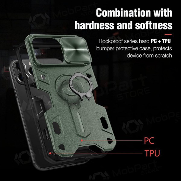 Case Nillkin CamShield Armor Pro Apple iPhone 14 Pro Max green