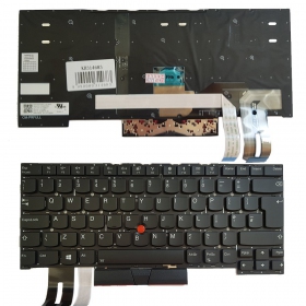 Lenovo ThinkPad T490s, T495s keyboard (UK) (with lighting)