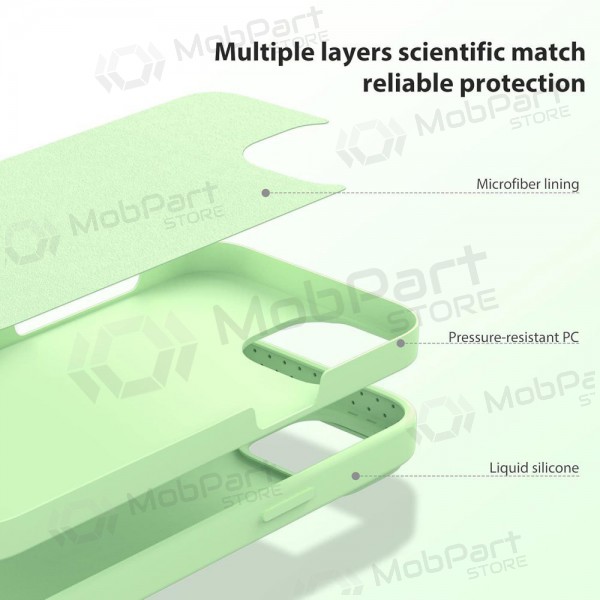 Case Nillkin CamShield Silky Magnetic Silicone Apple iPhone 14 Pro Max light green