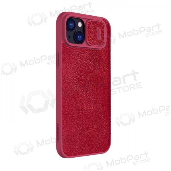 Case Nillkin Qin Pro Leather Apple iPhone 14 red