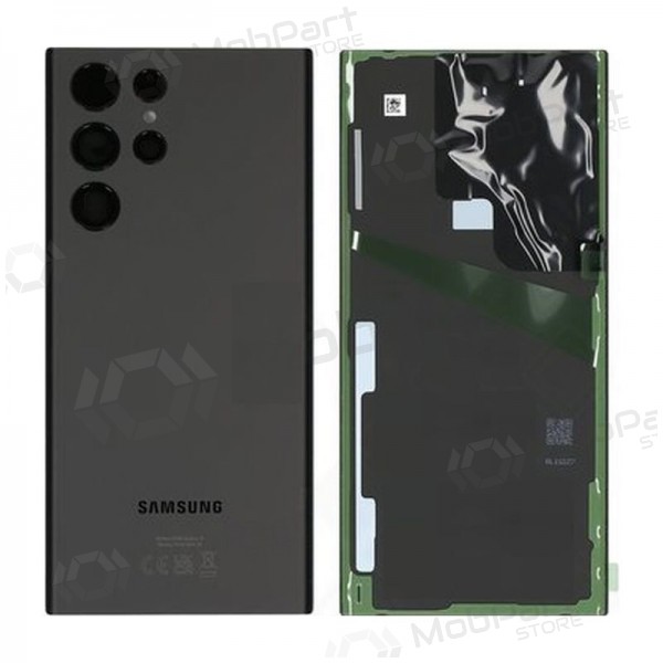 Samsung S908 Galaxy S22 Ultra back / rear cover (Phantom Black) (used grade B, original)