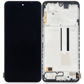 Xiaomi Redmi Note 11 screen (grey) (with frame) (original)