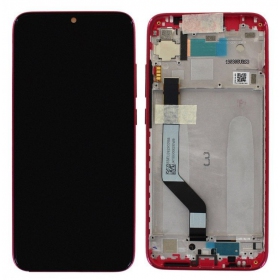 Xiaomi Redmi Note 7 screen (red) (with frame) (service pack) (original)