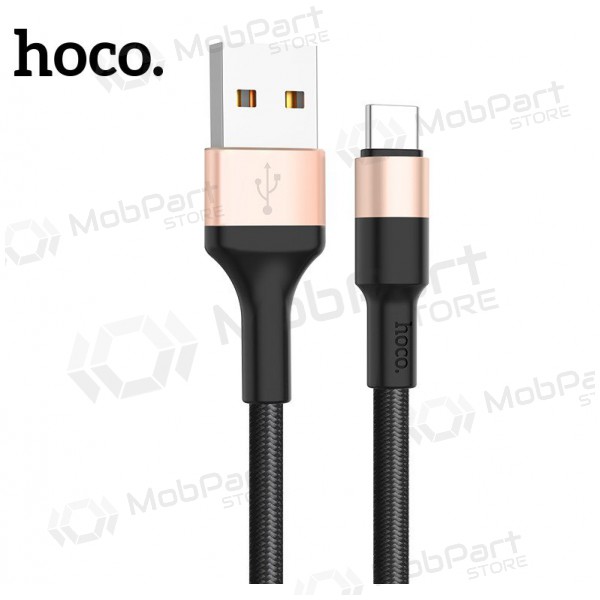 USB cable Hoco X26 Type-C 1.0m (black / gold)