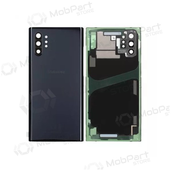 Samsung N975F Galaxy Note 10 Plus back / rear cover black (Aura Black) (used grade B, original)