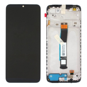 Xiaomi Redmi 10C 2022 / Poco C40 screen (black) (with frame) (original)