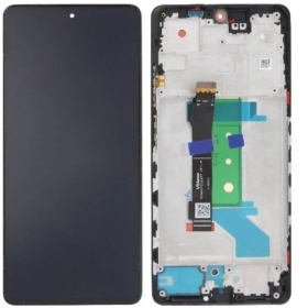 Xiaomi Redmi Note 12 Pro+ screen (black) (with frame) (original)