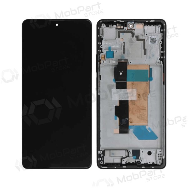 Xiaomi Poco F5 5G screen (black) (with frame) (original)