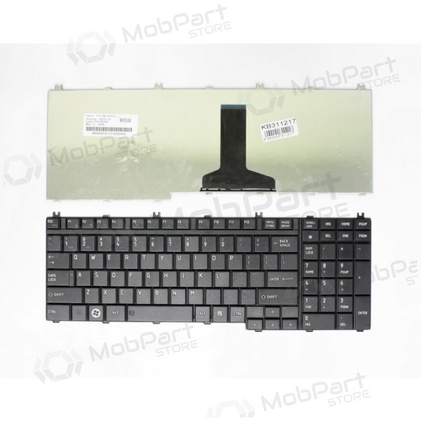 TOSHIBA Satellite: L350, L500 keyboard