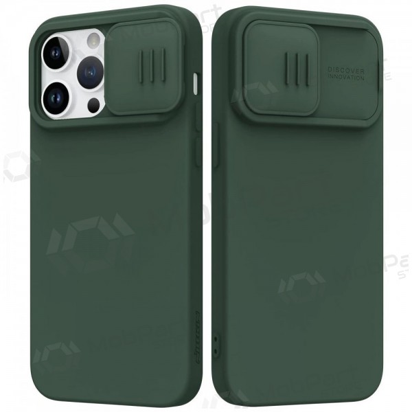 Case Nillkin CamShield Silky Magnetic Silicone Apple iPhone 14 Pro Max tamsiai green