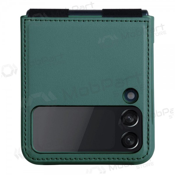 Case Nillkin Qin Leather (Plain Leather) Samsung F721 Z Flip4 5G green